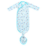 Newborn Knotted Gown - Monsters, Inc. Medley