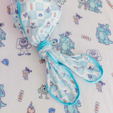 Newborn Knotted Gown - Monsters, Inc. Medley