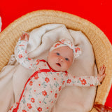 Newborn Knotted Gown - Noel