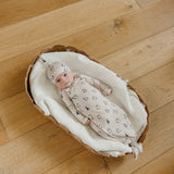 Newborn Knotted Gown - Penguins