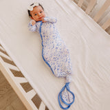 Bamboo Newborn Knotted Gown - Priscilla