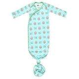 Newborn Knotted Gown - Star Wars Mando Medley