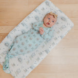 Newborn Knotted Gown - Star Wars Mando Medley
