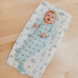 Newborn Knotted Gown - Star Wars Mando Medley