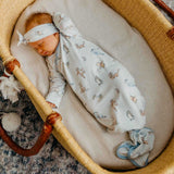 Newborn Knotted Gown - Winnie the Pooh and Friends