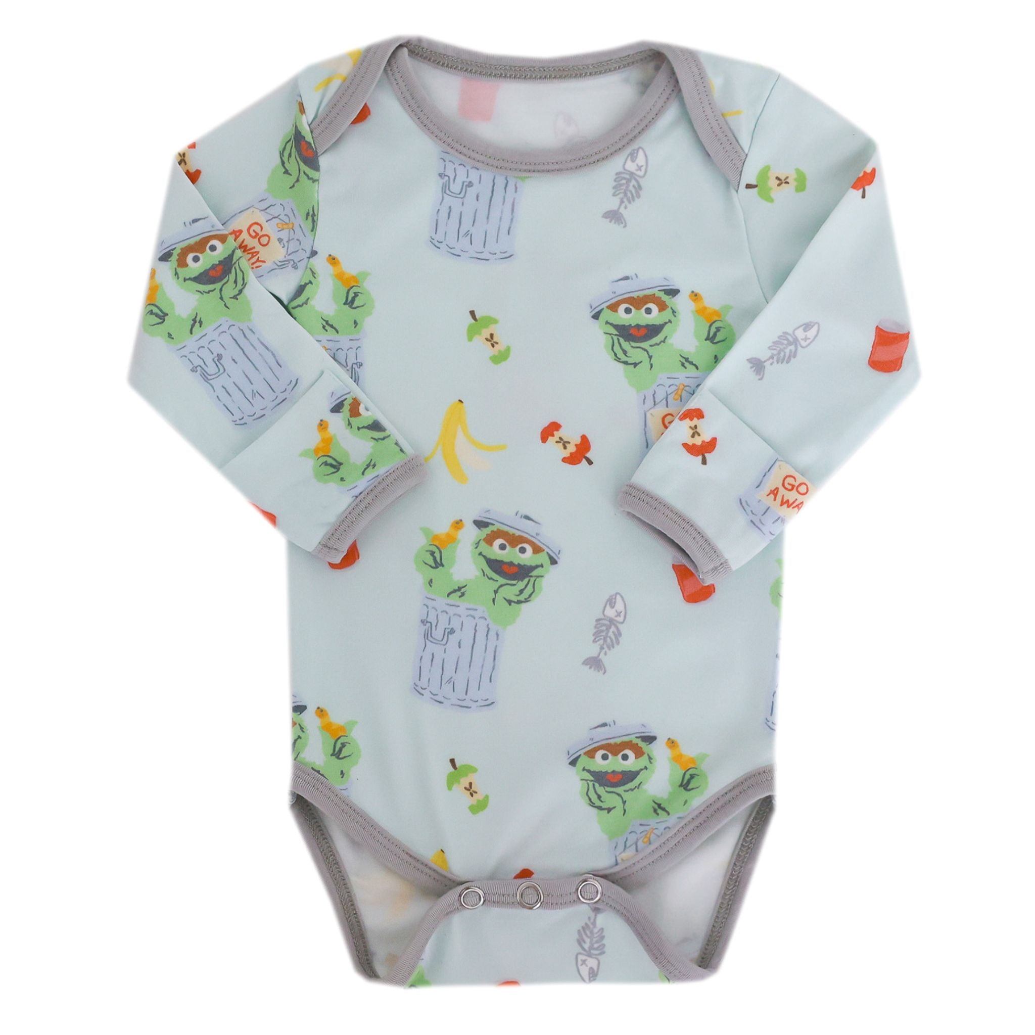 Long Sleeve Bodysuit - Oscar the Grouch