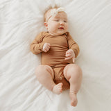 Long Sleeve Bodysuit - Pecan