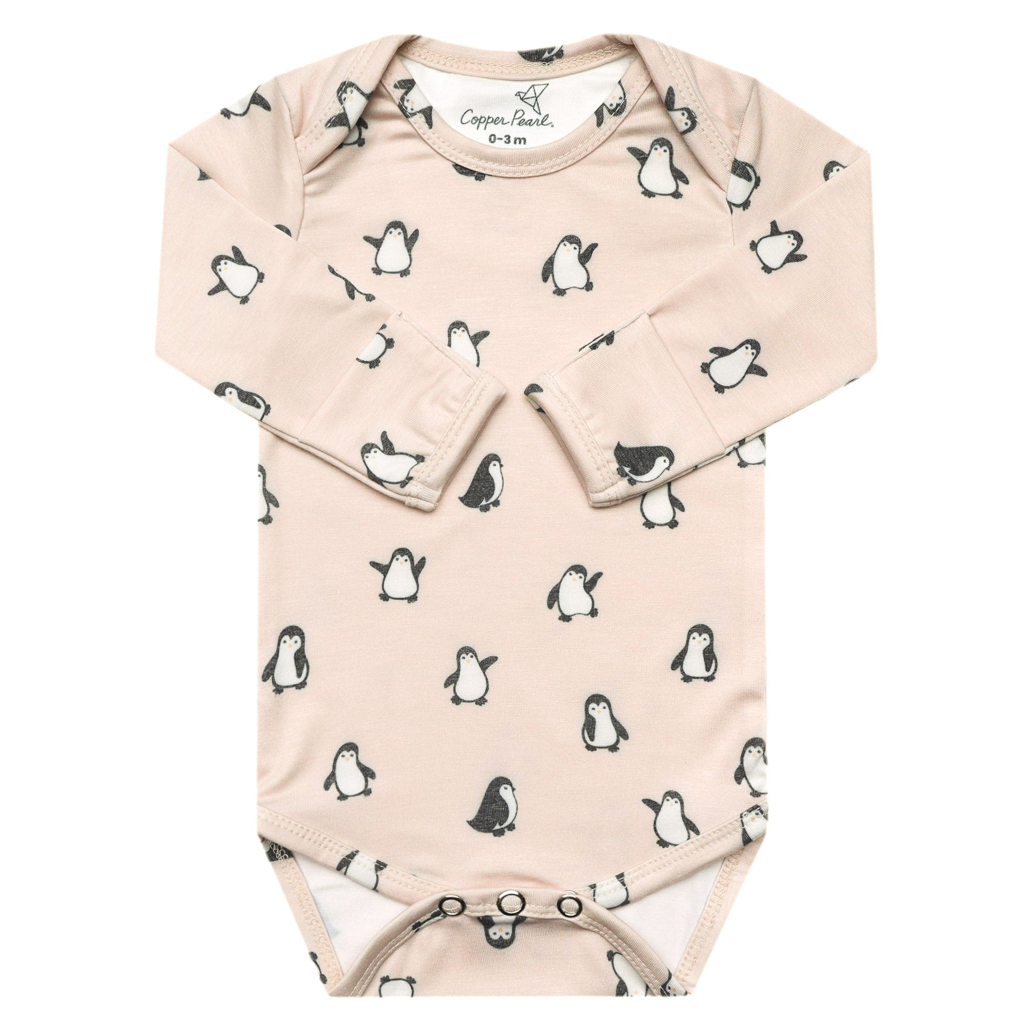 Penguins Long Sleeve Bodysuit