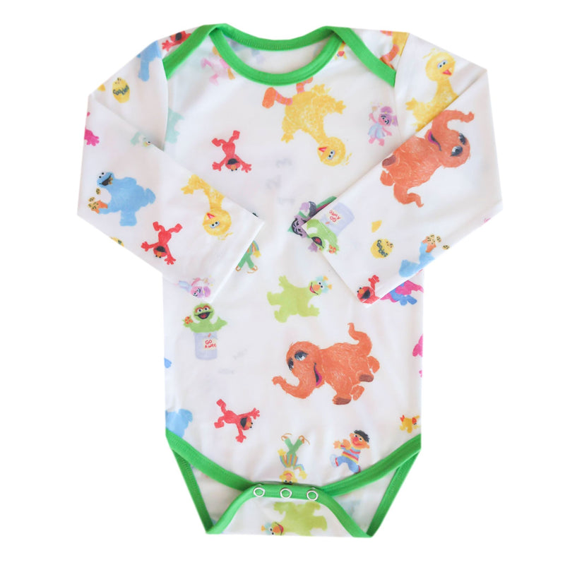 Long Sleeve Bodysuit - Sesame Friends