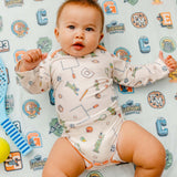 Long Sleeve Bodysuit - Sesame Street Varsity Friends