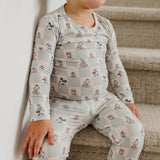 2pc Long Sleeve Pajama Set - Mickey Mouse and Friends