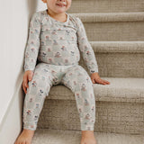 2pc Long Sleeve Pajama Set - Mickey Mouse and Friends