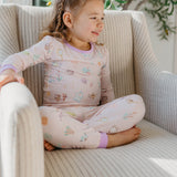 2pc Long Sleeve Pajama Set - Enchanted Friends