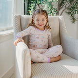 2pc Long Sleeve Pajama Set - Enchanted Friends