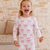 Bamboo 2pc Long Sleeve Pajama Set - Bow My Gosh