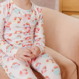 2pc Long Sleeve Pajama Set - Elmo Heart Candies