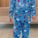 Bamboo 2pc Long Sleeve Pajama Set - Policemen