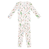 2pc Long Sleeve Pajama Set - Sesame Street Varsity Friends