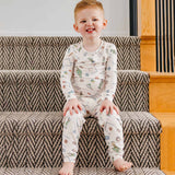 2pc Long Sleeve Pajama Set - Sesame Street Varsity Friends