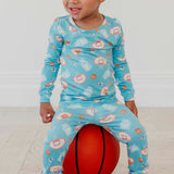 2pc Long Sleeve Pajama Set - Slam Dunk