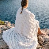Luxe Cloud Plush Blanket - Ivory