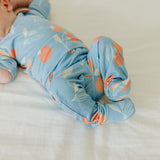 Footed Baby Pants - Clementine