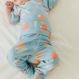Footed Baby Pants - Clementine