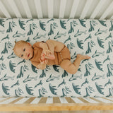 Premium Knit Fitted Crib Sheet - Cove