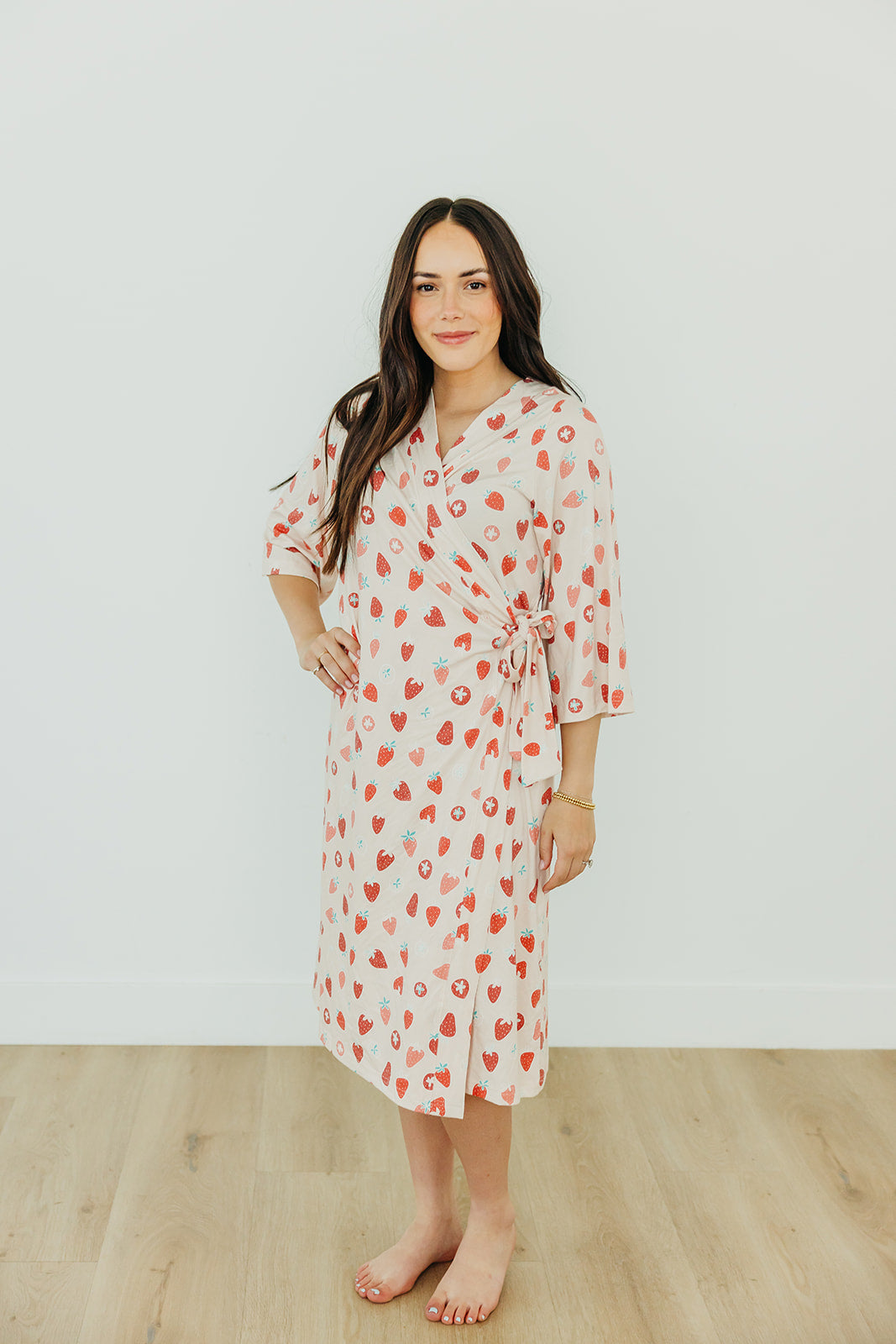 Women's Everyday Robe - Strawberry