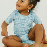 Short Sleeve Bodysuit - Surf