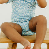 Short Sleeve Bodysuit - Surf