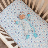 Premium Knit Fitted Crib Sheet - Monsters, Inc. Medley