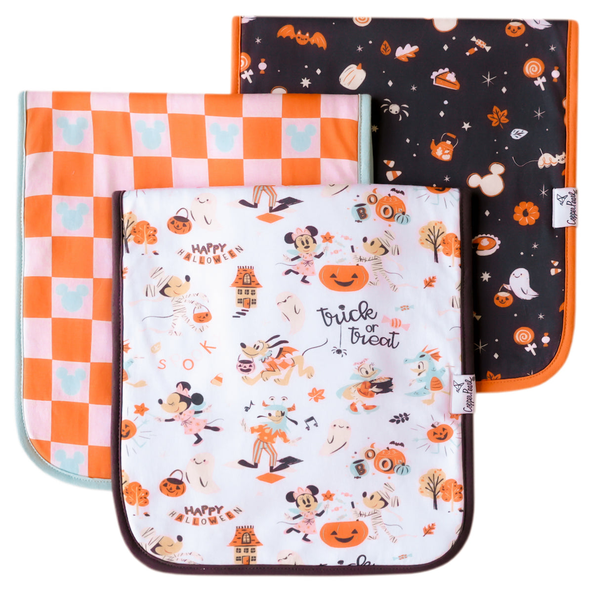 Premium Burp Cloths - Mickey Mouse's Boo Bash