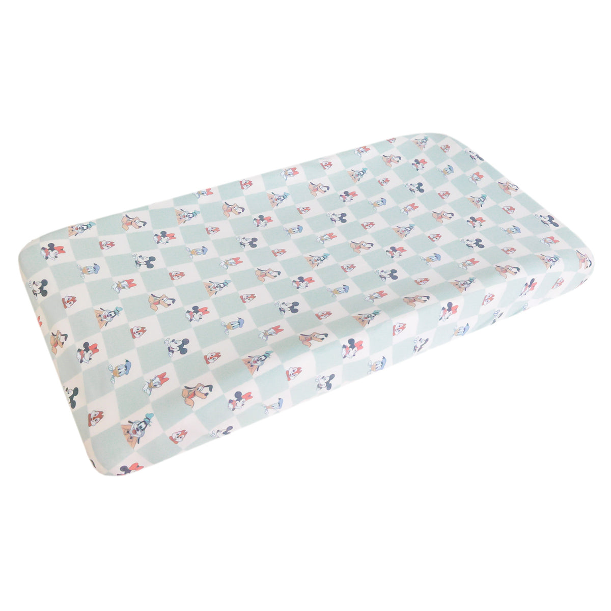 Premium Knit Diaper Changing Pad Cover - Mickey Mouse and Friends