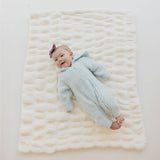 Mini Cloud Plush Blanket - Ivory