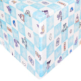 Premium Knit Fitted Crib Sheet - Monsters, Inc. Medley