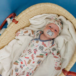 Newborn Knotted Gown - A Christmas Story