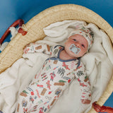 Newborn Knotted Gown - A Christmas Story