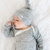 Newborn Knotted Gown - Asher