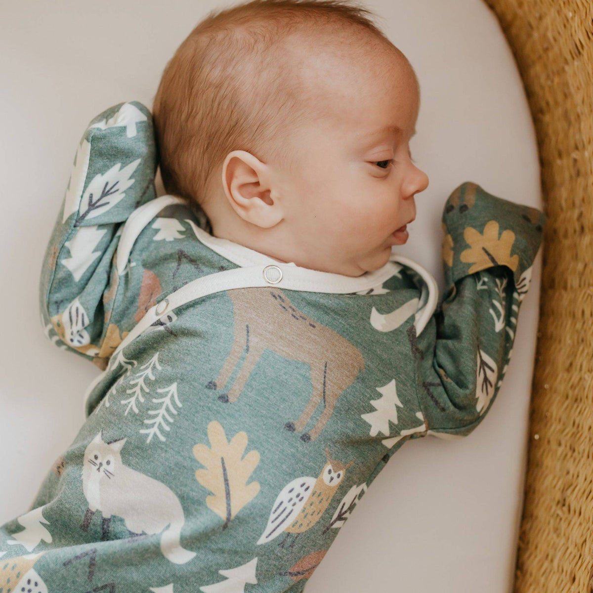 Newborn Knotted Gown - Atwood