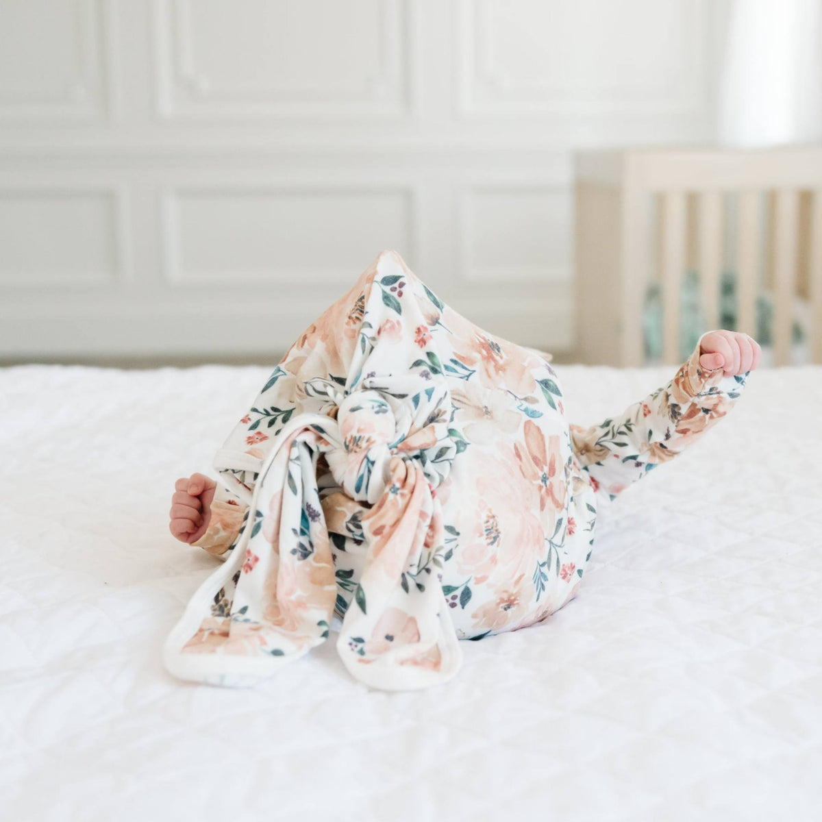 Newborn Knotted Gown - Autumn