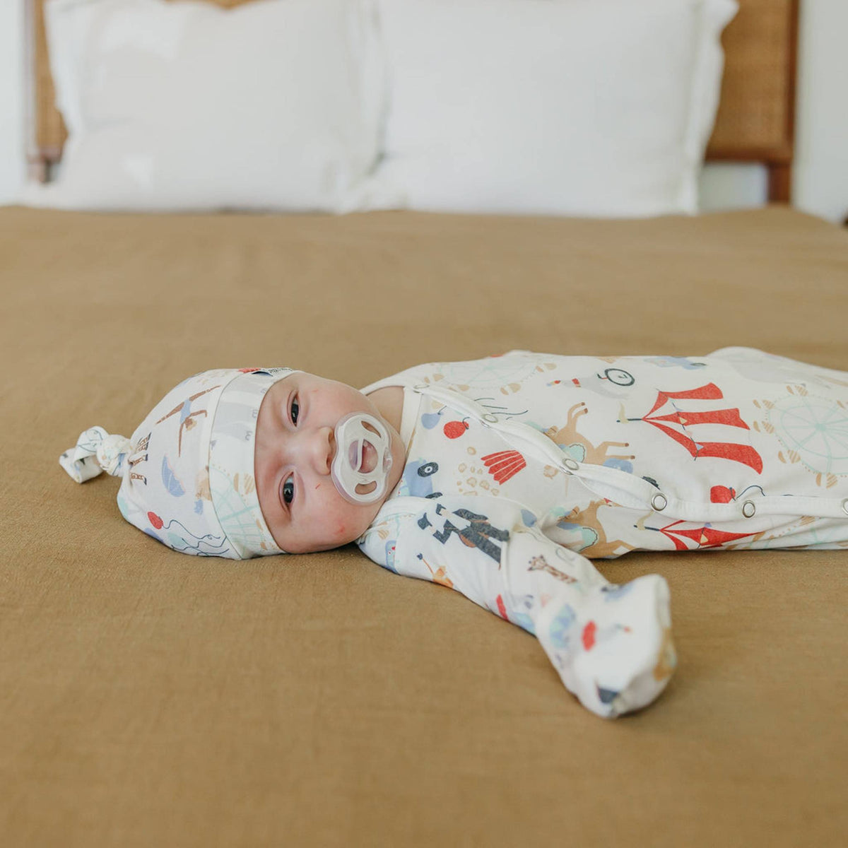 Newborn Knotted Gown - Bailey