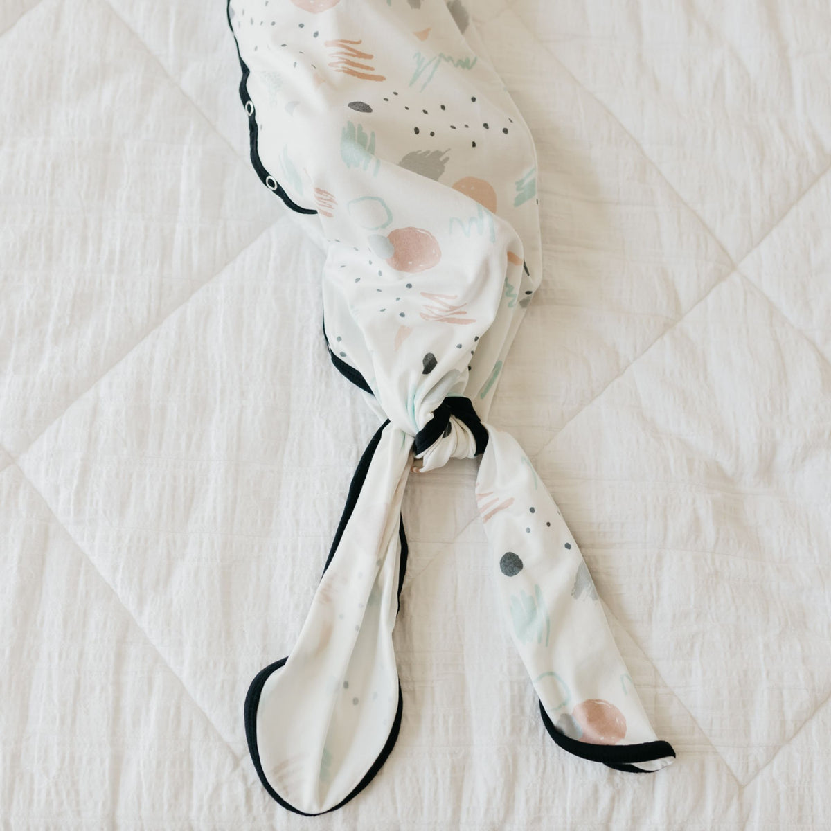 Newborn Knotted Gown - Bayside