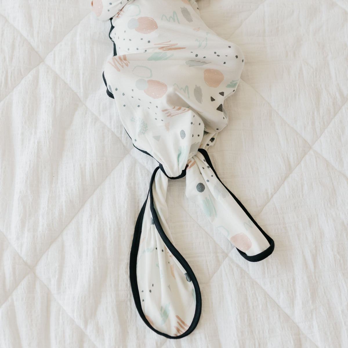 Newborn Knotted Gown - Bayside