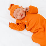 Newborn Knotted Gown - Blaze