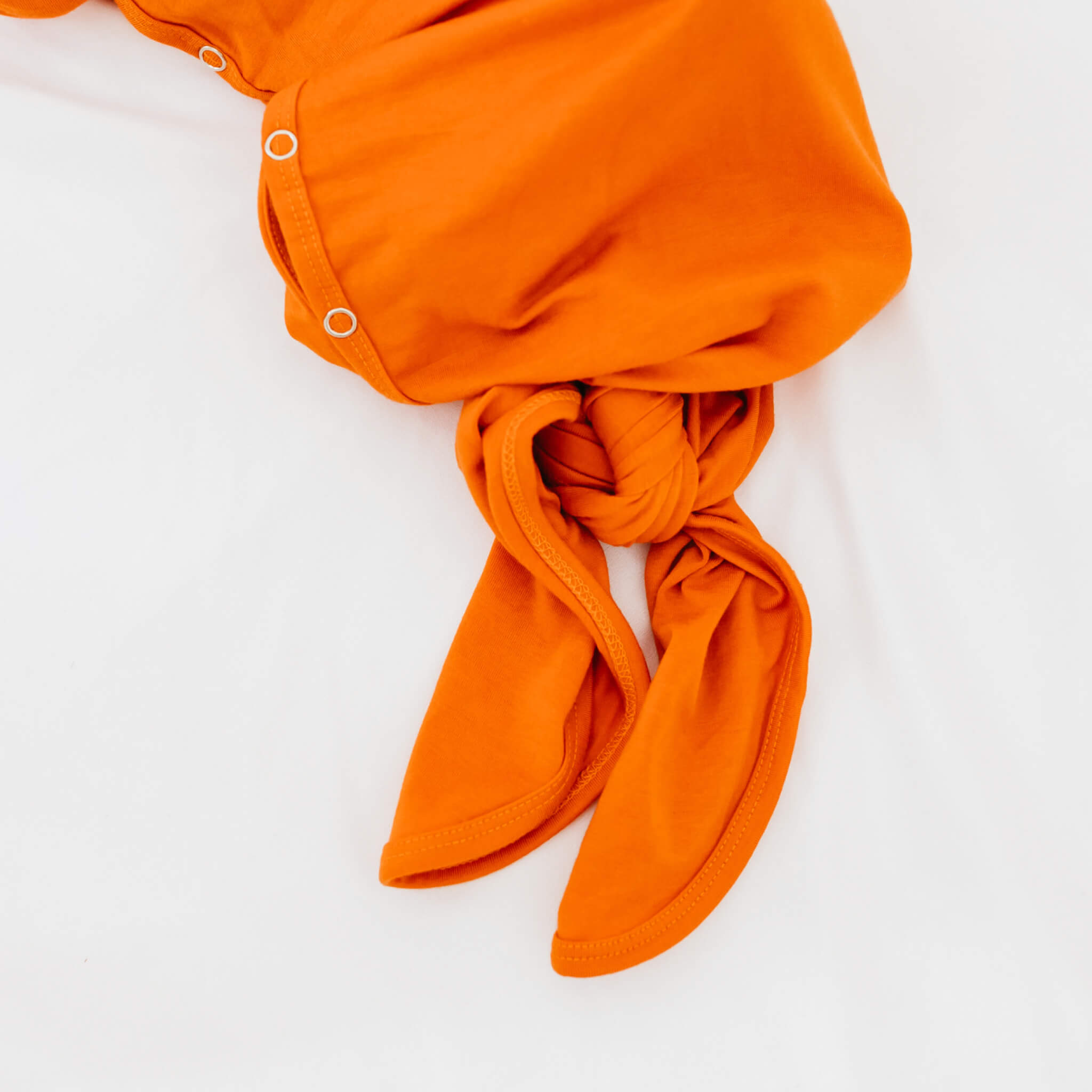 Newborn Knotted Gown - Blaze