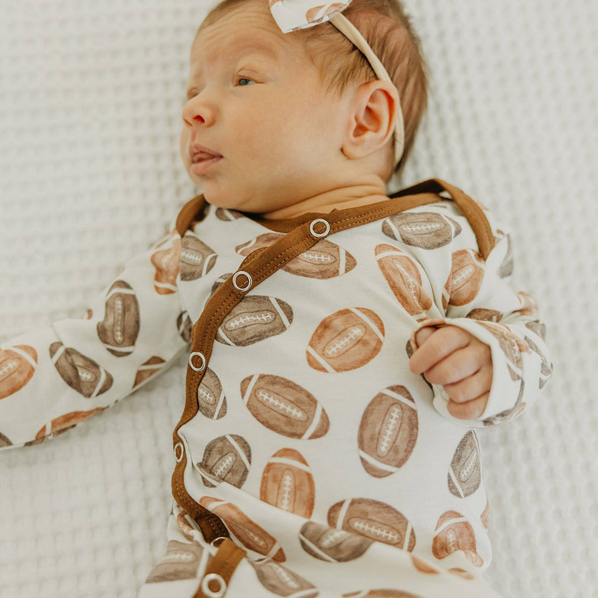 Newborn Knotted Gown - Blitz