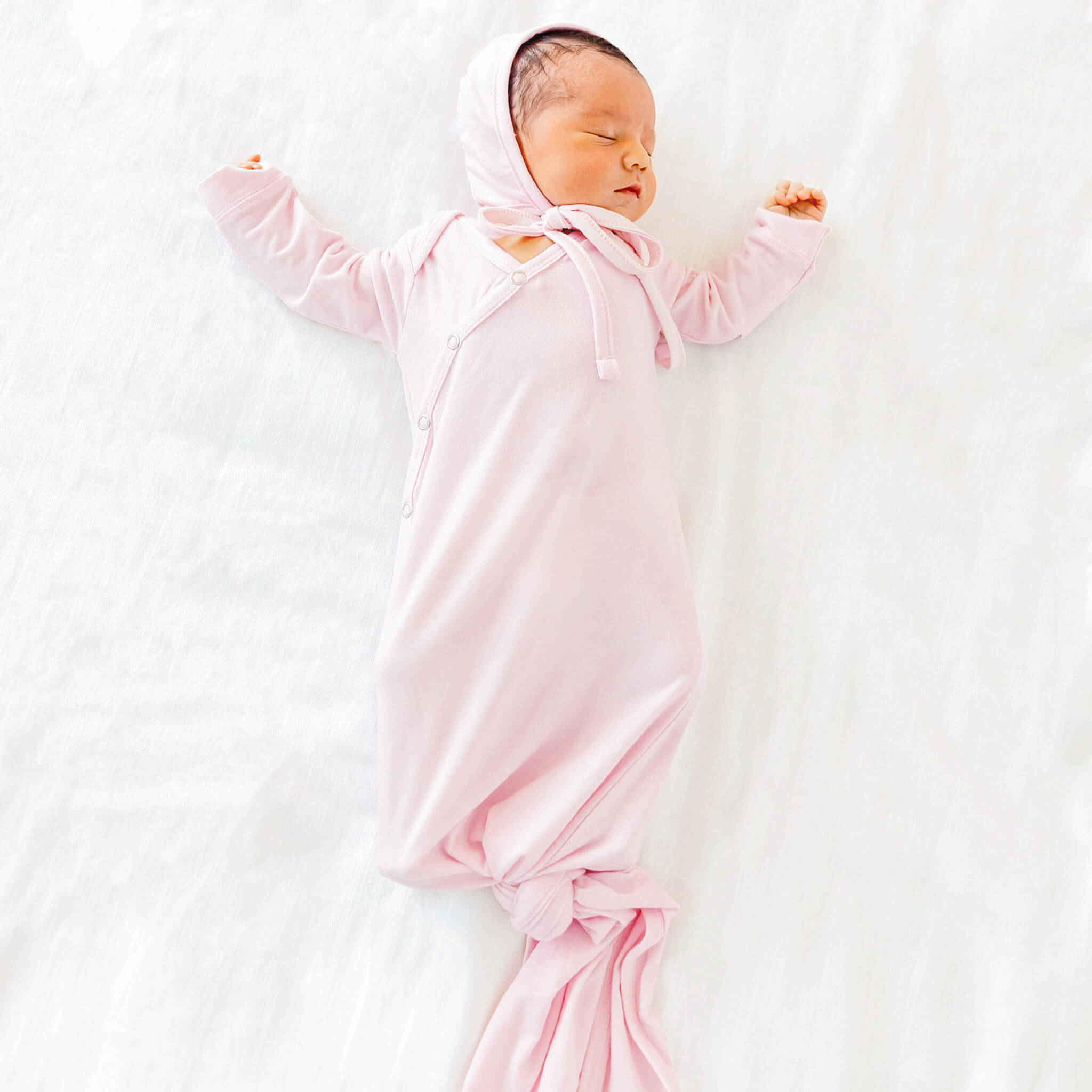 Newborn Knotted Gown - Blossom