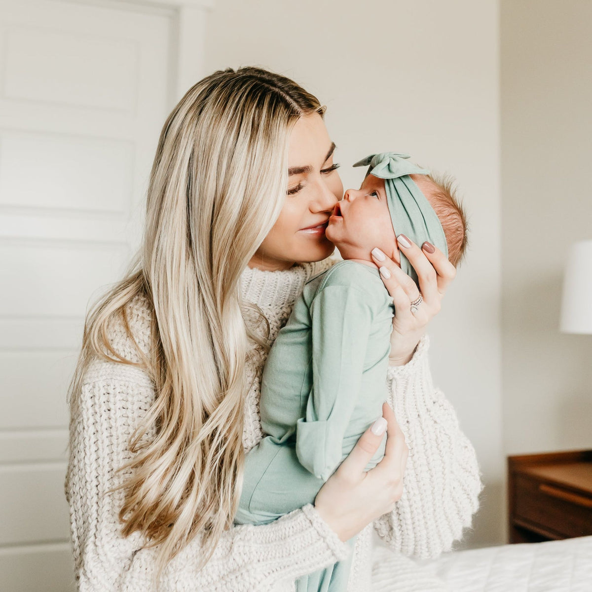 Newborn Knotted Gown - Briar