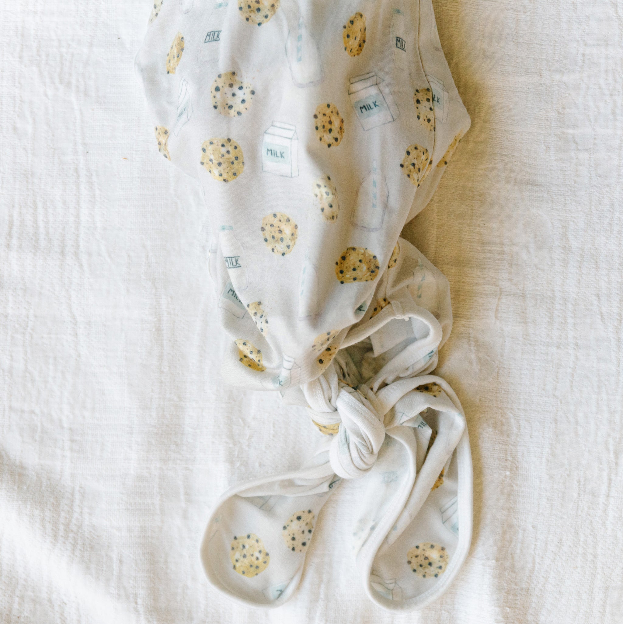 Newborn Knotted Gown - Chip